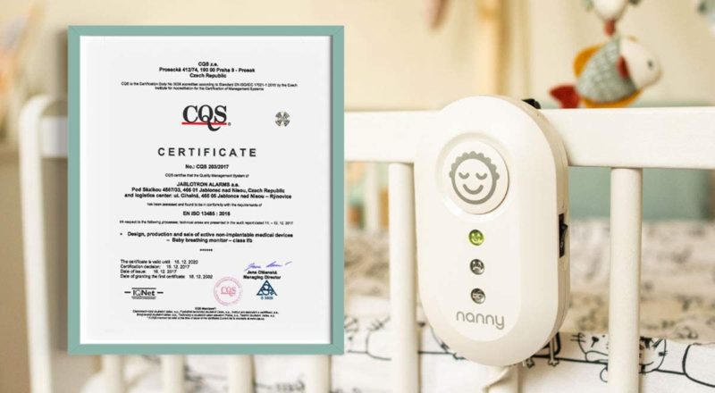 Matelas connecté bébé Jablotron